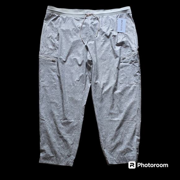 NWT, Athleta Women’s Venture Printed Pant Viper Gray Jogger, Size 24 - Picture 1 of 6
